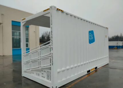 Contenedor escalonado de 20 pies para stand
